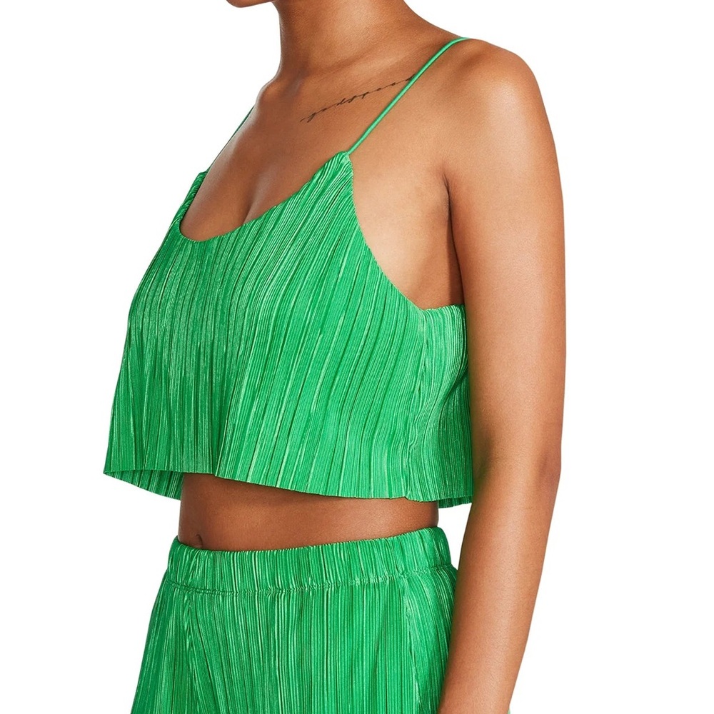 NWT Steve Madden Gianna Pleated crop top -XL